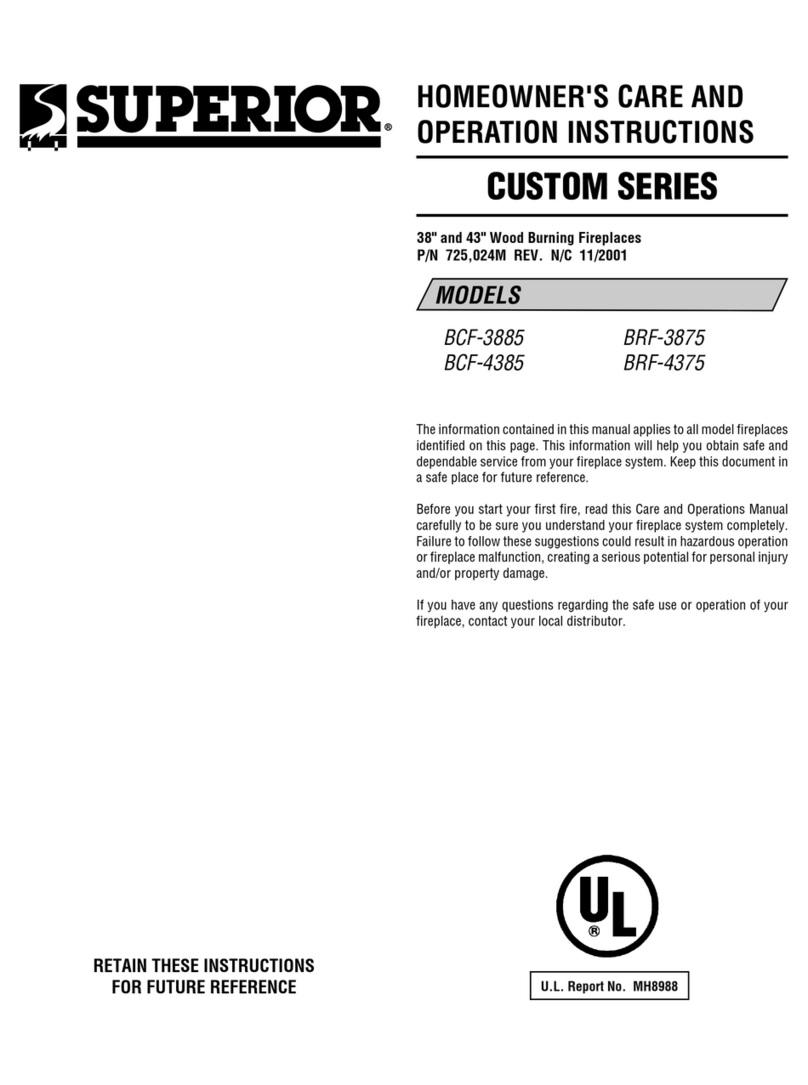 Superior BCF-3885 User manual