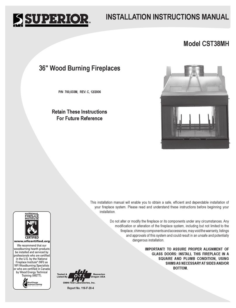 Superior CST38MH Service manual
