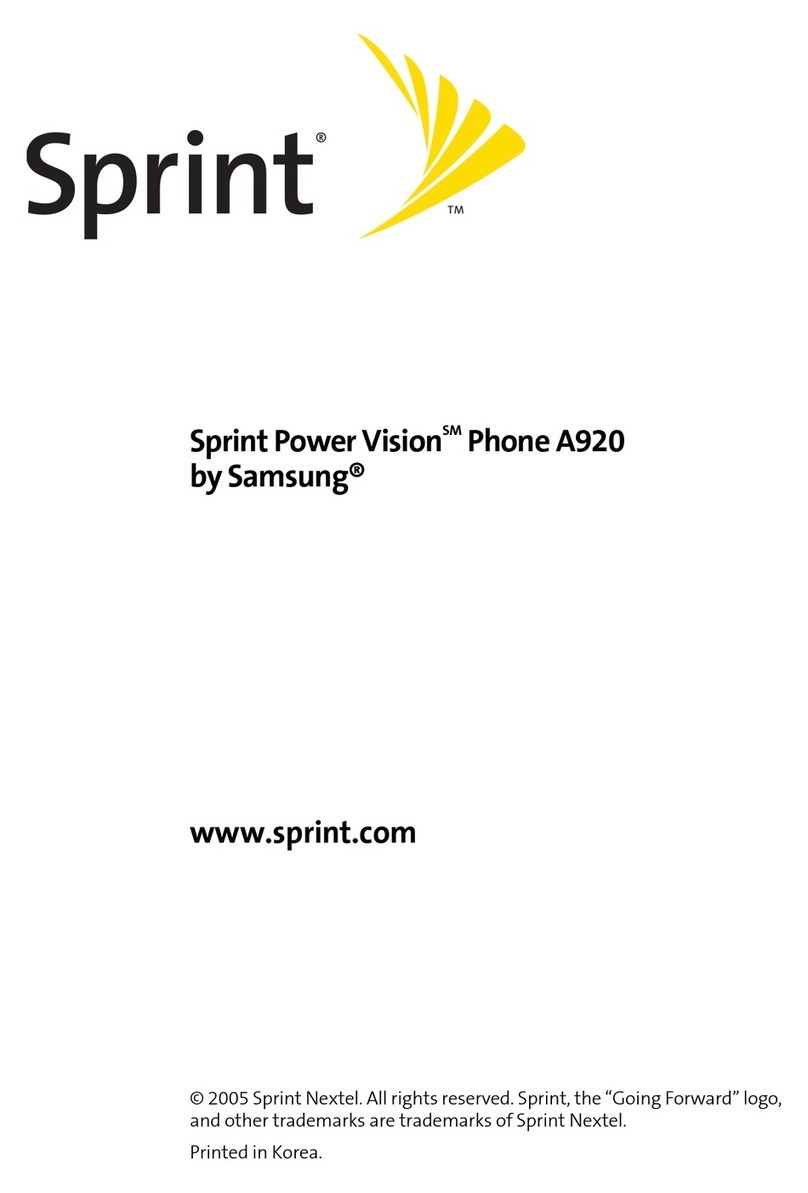 Samsung Power Vision A920 User manual