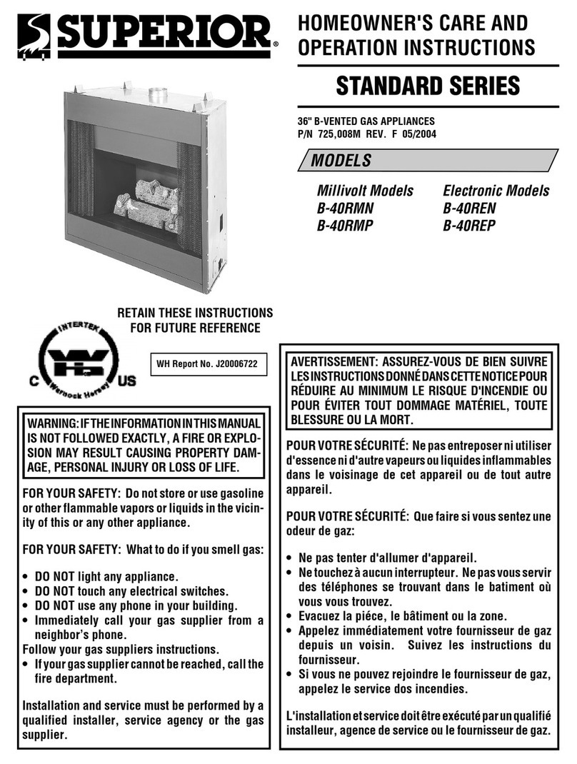 Superior B-40REN User manual Superior B-40REN User manual