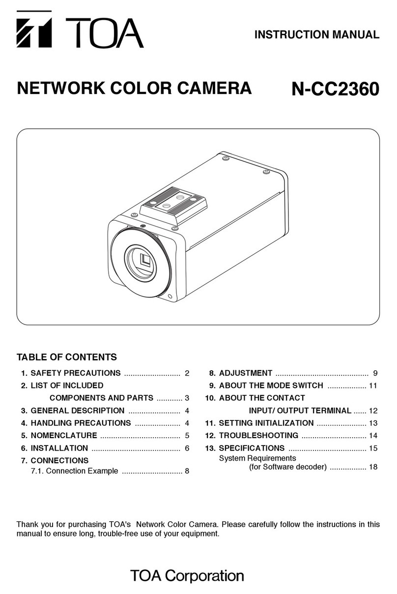 Toa Netcansee N-CC2360 instruction manual