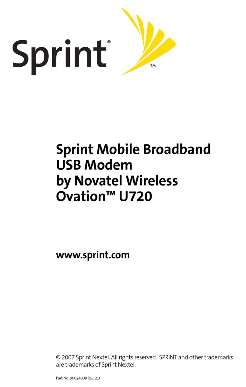 Novatel OVATION U720 user manual