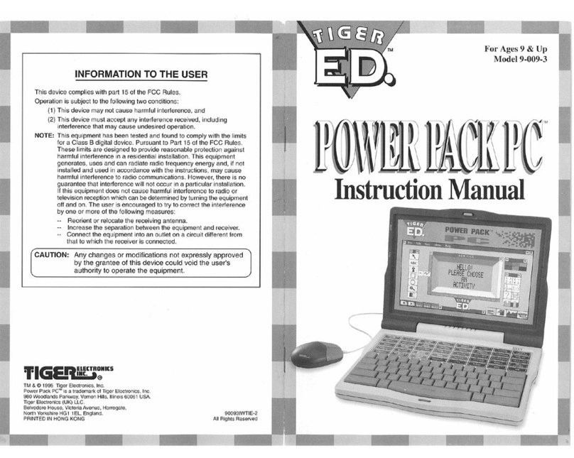 Tiger ED 9-009-03 instruction manual