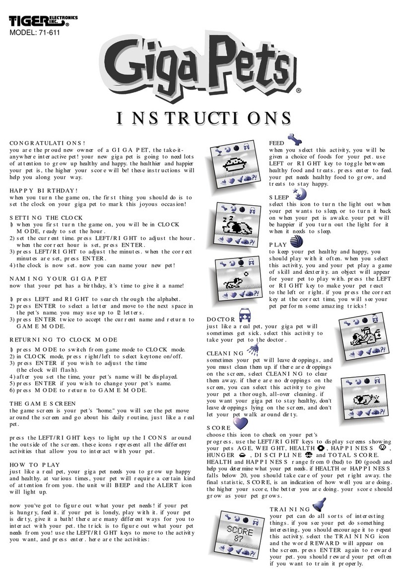 Tiger 71-611 instructions
