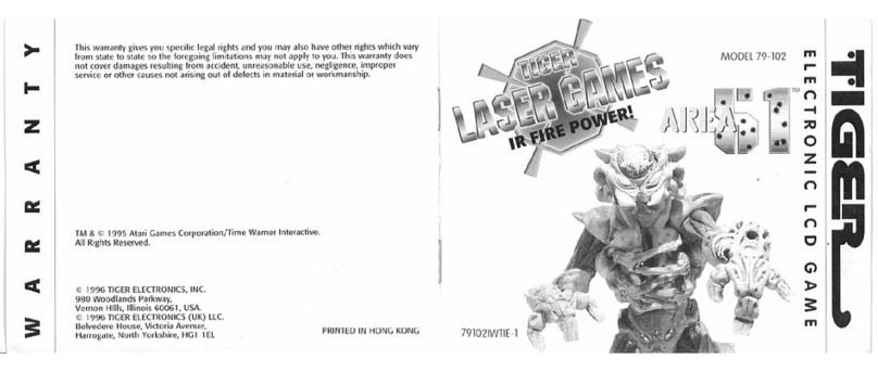 Tiger Electronics 79-102 manual