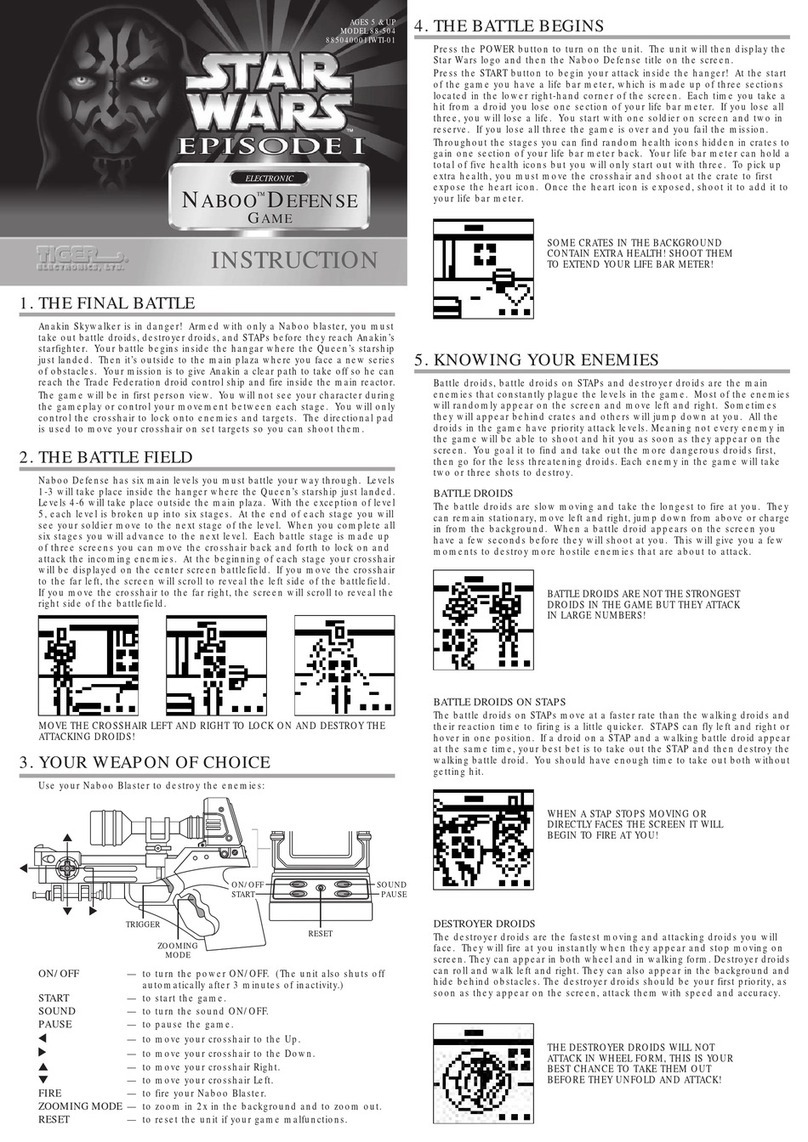 Tiger Star Wars Naboo 88-504 User manual