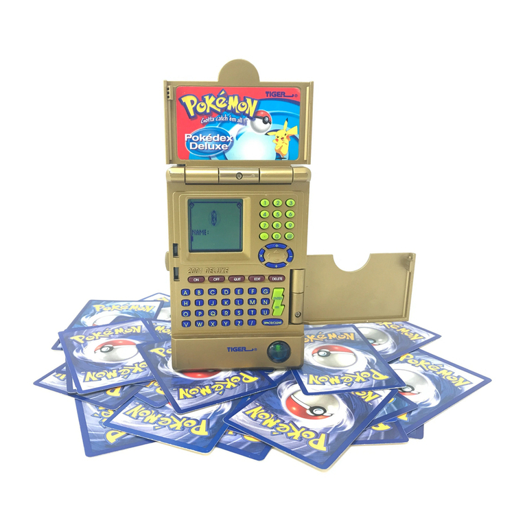 Tiger Pokedex Deluxe User manual