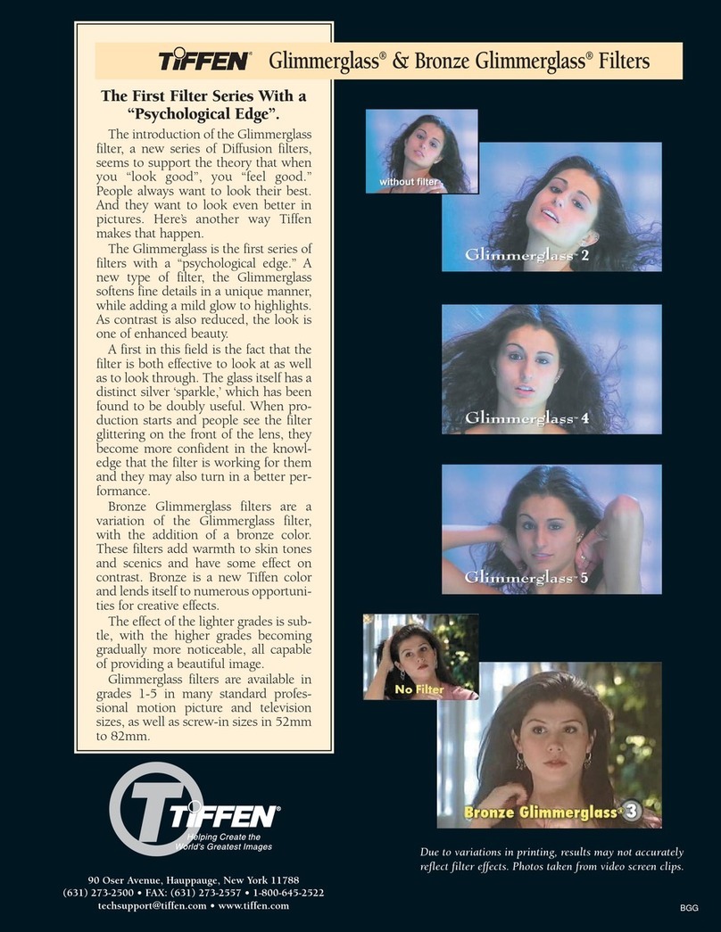 Tiffen Glimmerglass & Bronze Glimmerglass Filters brochure