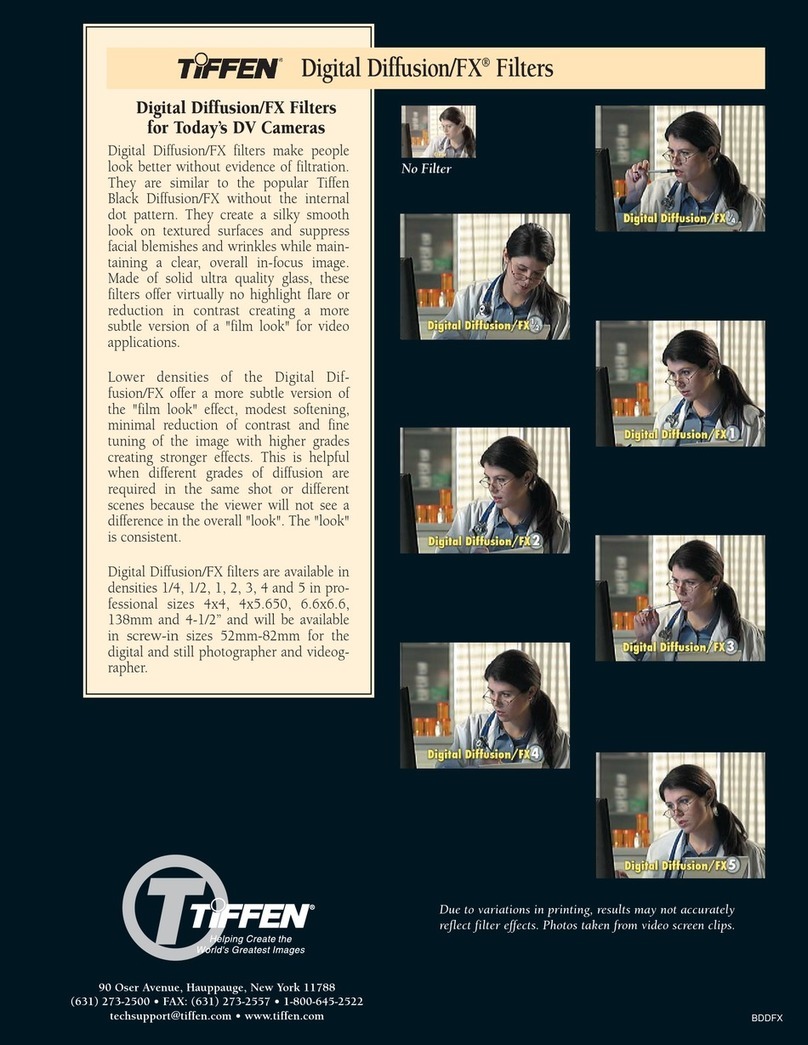 Tiffen Digital Diffuson/FX Filter User manual