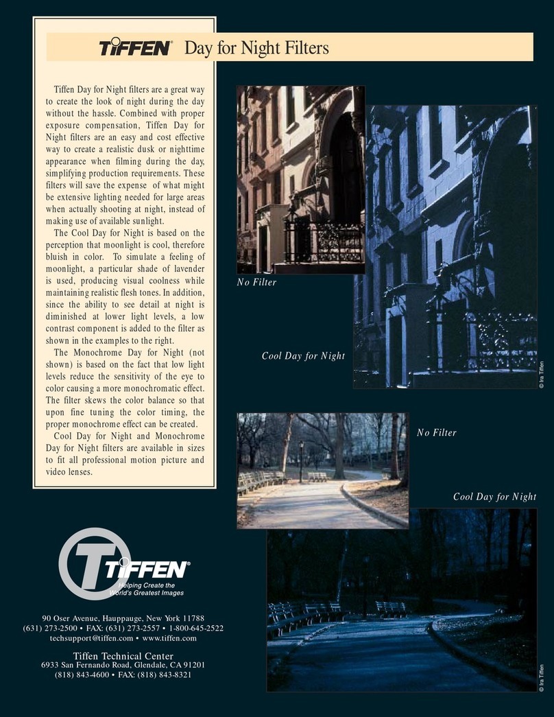 Tiffen Day for Night Filters User manual