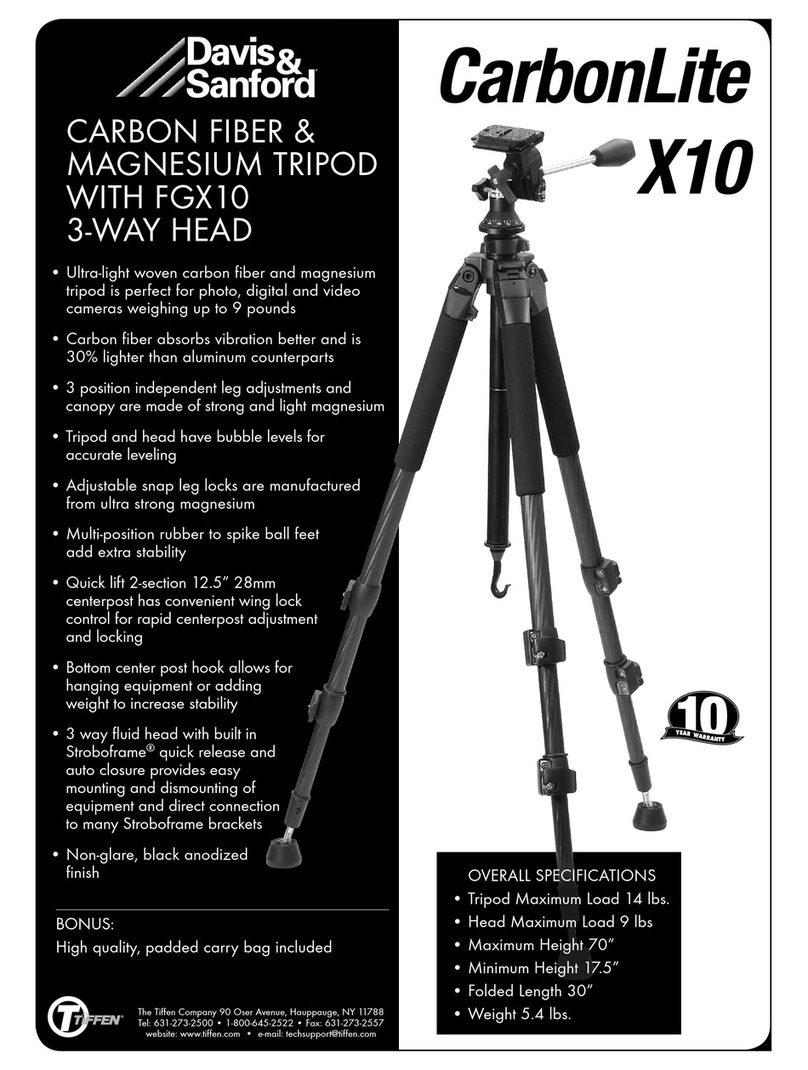 Davis & Sanford Carbonlite FGX10 Specifications