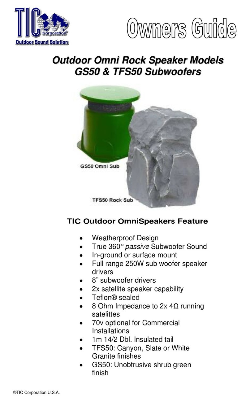TIC GS50 owner's guide
