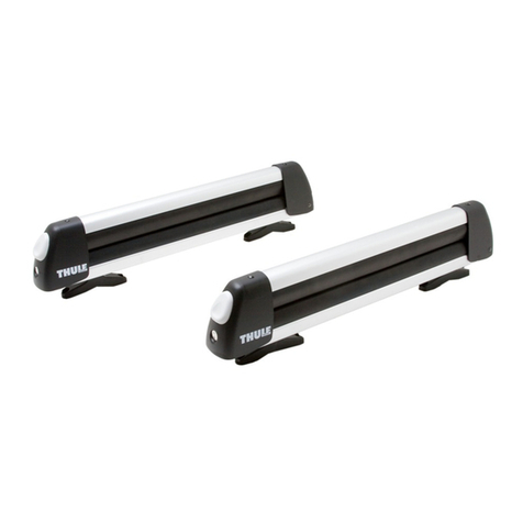 Thule Universal Flat Top Ski Carrier 91724 User manual