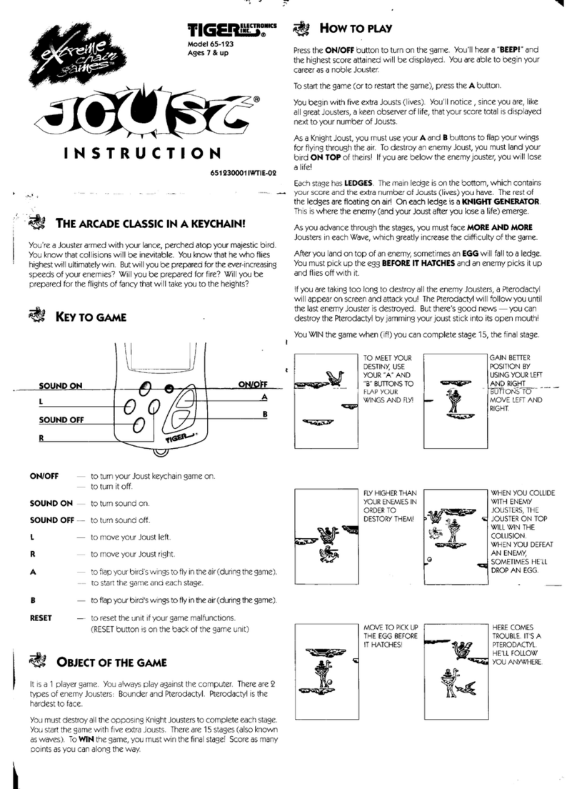 Tiger Electronics 65-123 User manual