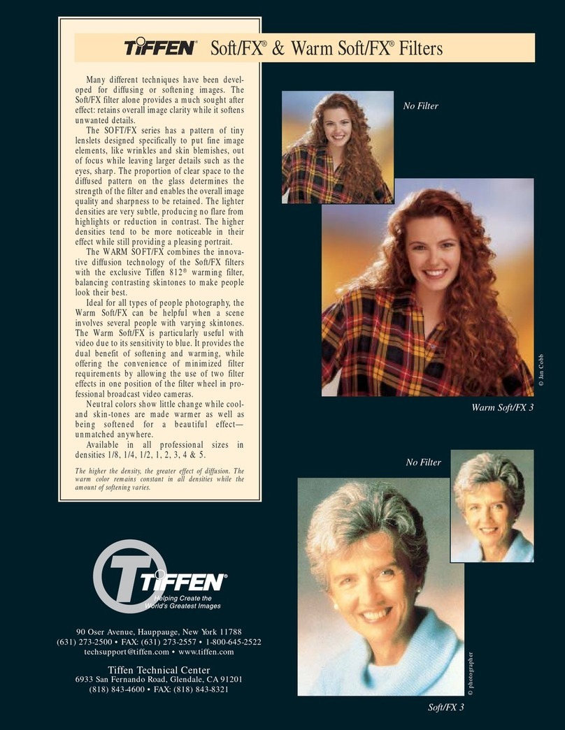 Tiffen Soft/FX & Warm Soft/FX Filters User manual