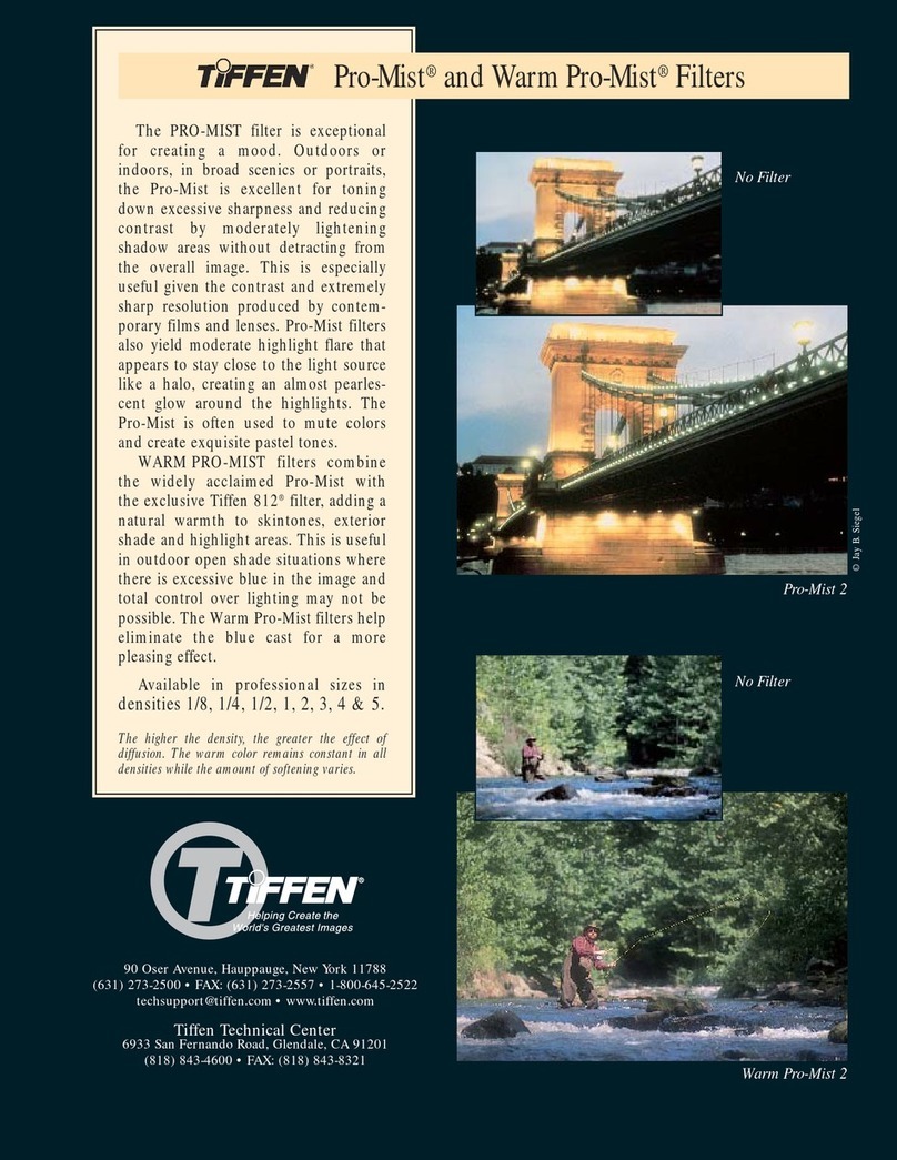 Tiffen Pro-Mist and Warm Pro-Mist Filter brochure