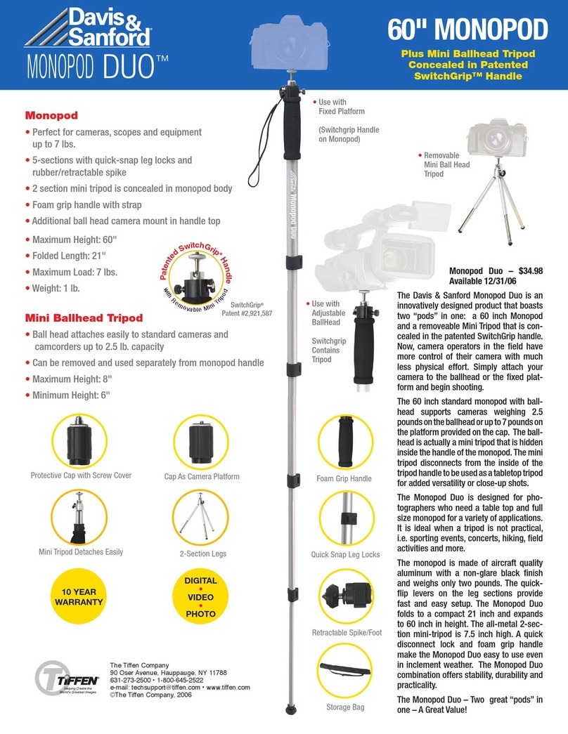Tiffen Monopod Duo 60" Monopod brochure