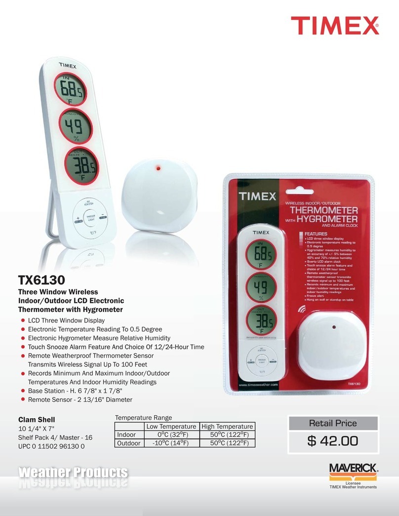 Timex TX6130 brochure