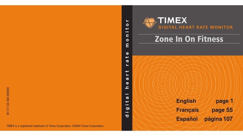 Timex W177 User manual
