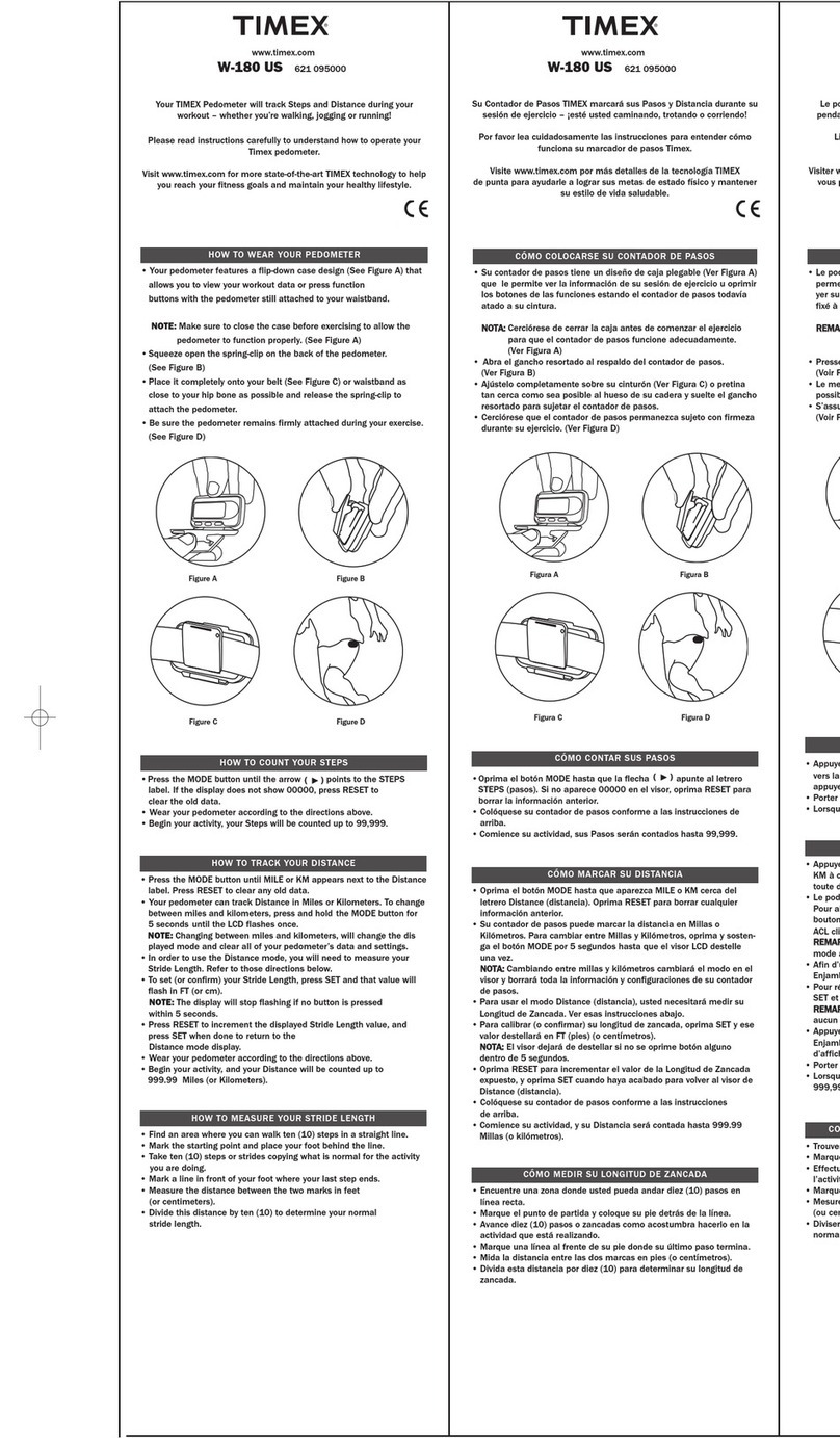 Timex 621 095000 instruction manual