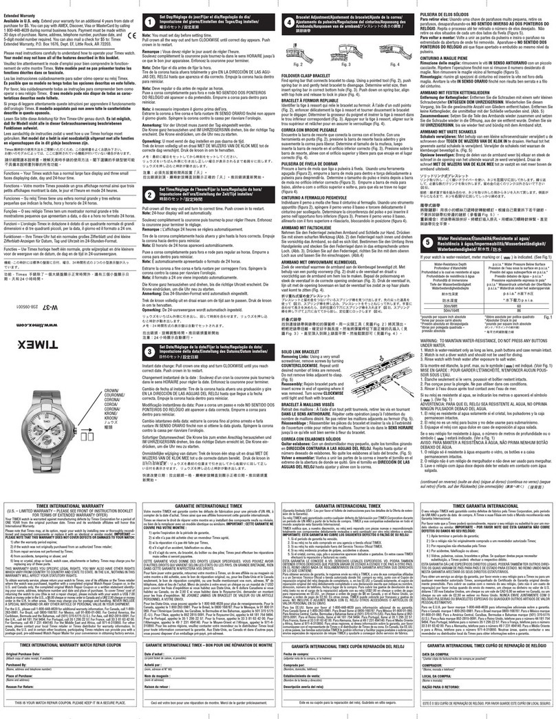 Timex 238-095001 User manual Timex 238-095001 User manual