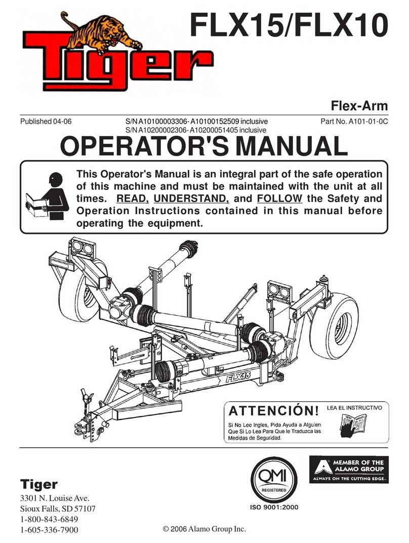 Tiger FLX10 User manual
