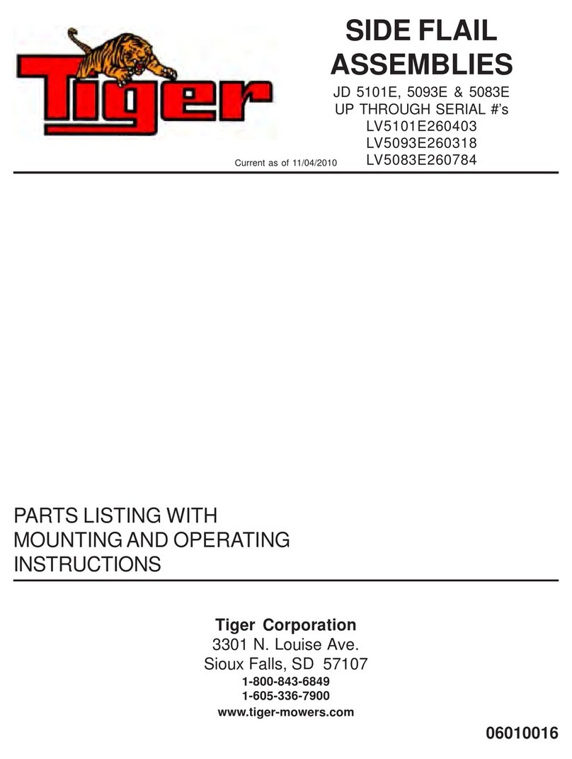 Tiger JD 5083E Mounting and operating instructions