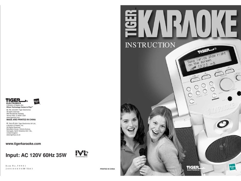 Tiger Karaoke Player User manual