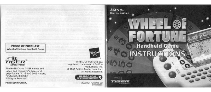 Tiger Wheel of Fortune 59939-2 User manual