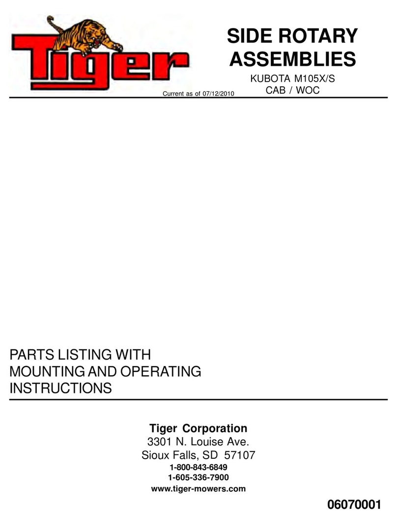 Tiger M105X/S Service manual
