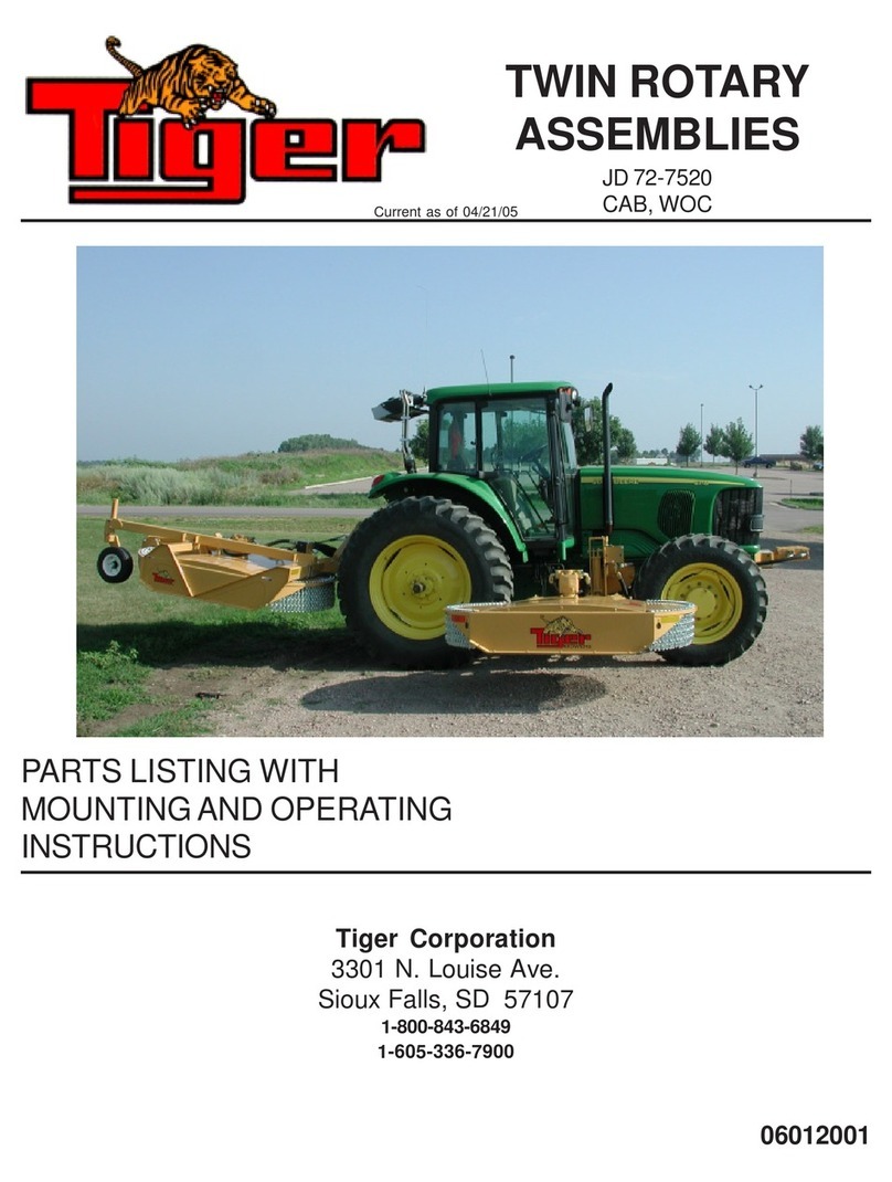 Tiger JD 72-7520 Service manual