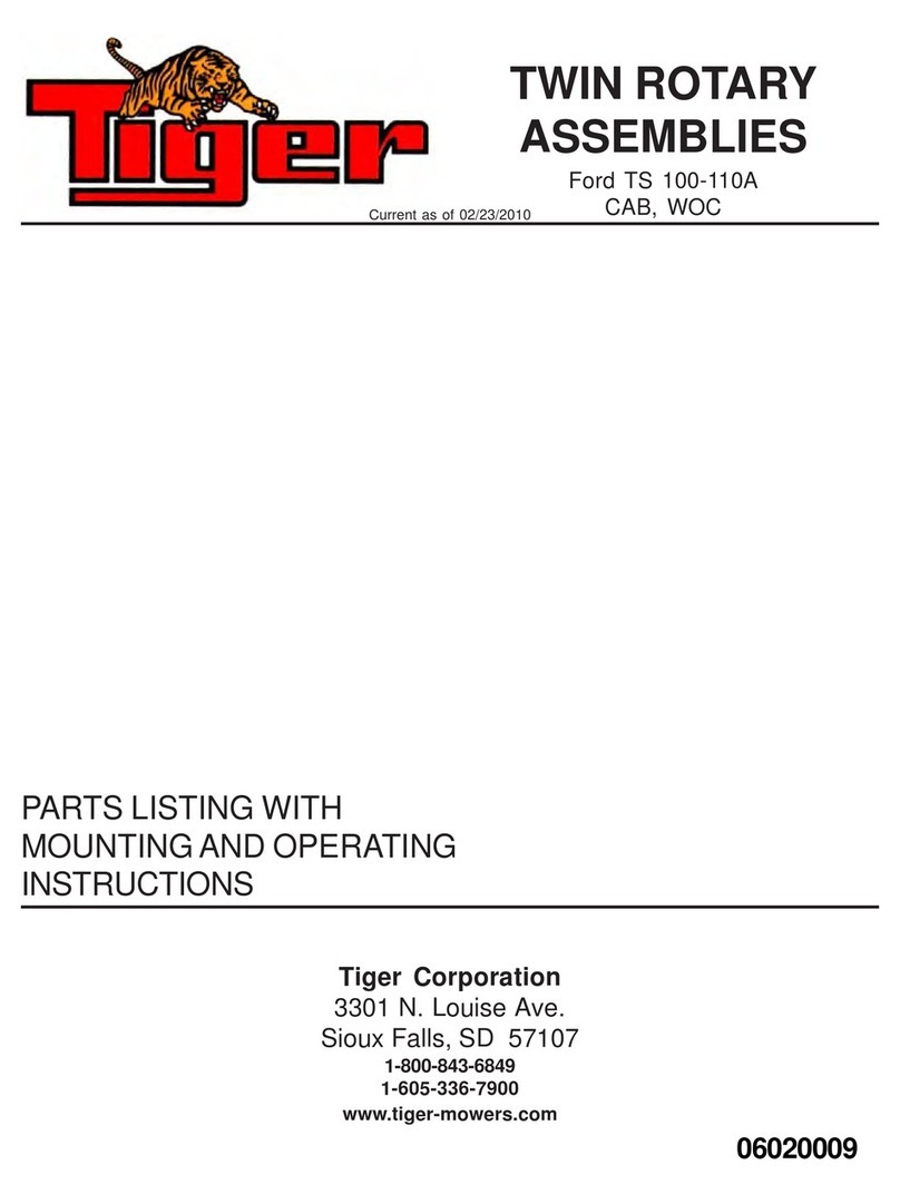 Tiger 6020009 Service manual