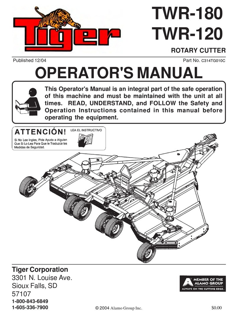 Tiger TWR-180 User manual