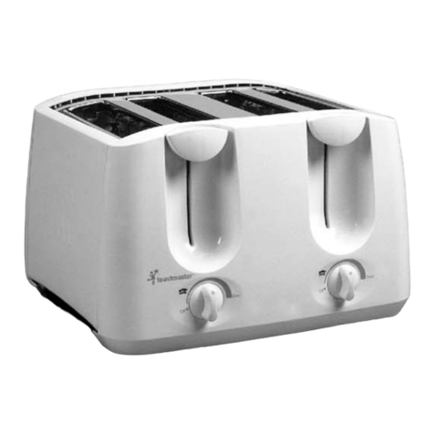 Toastmaster T2055BC Use and care guide