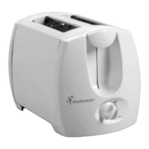 Toastmaster T2020W Use and care guide