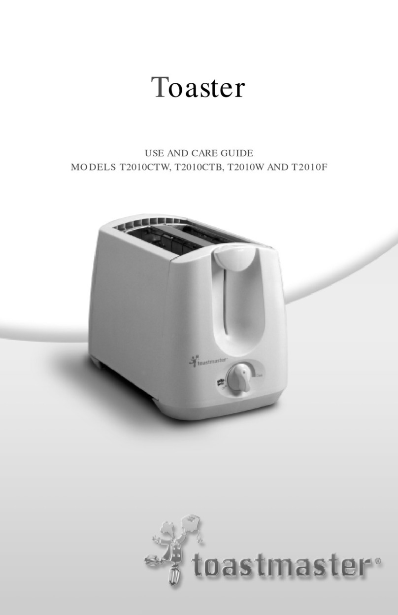 Toastmaster T2010CTB User manual