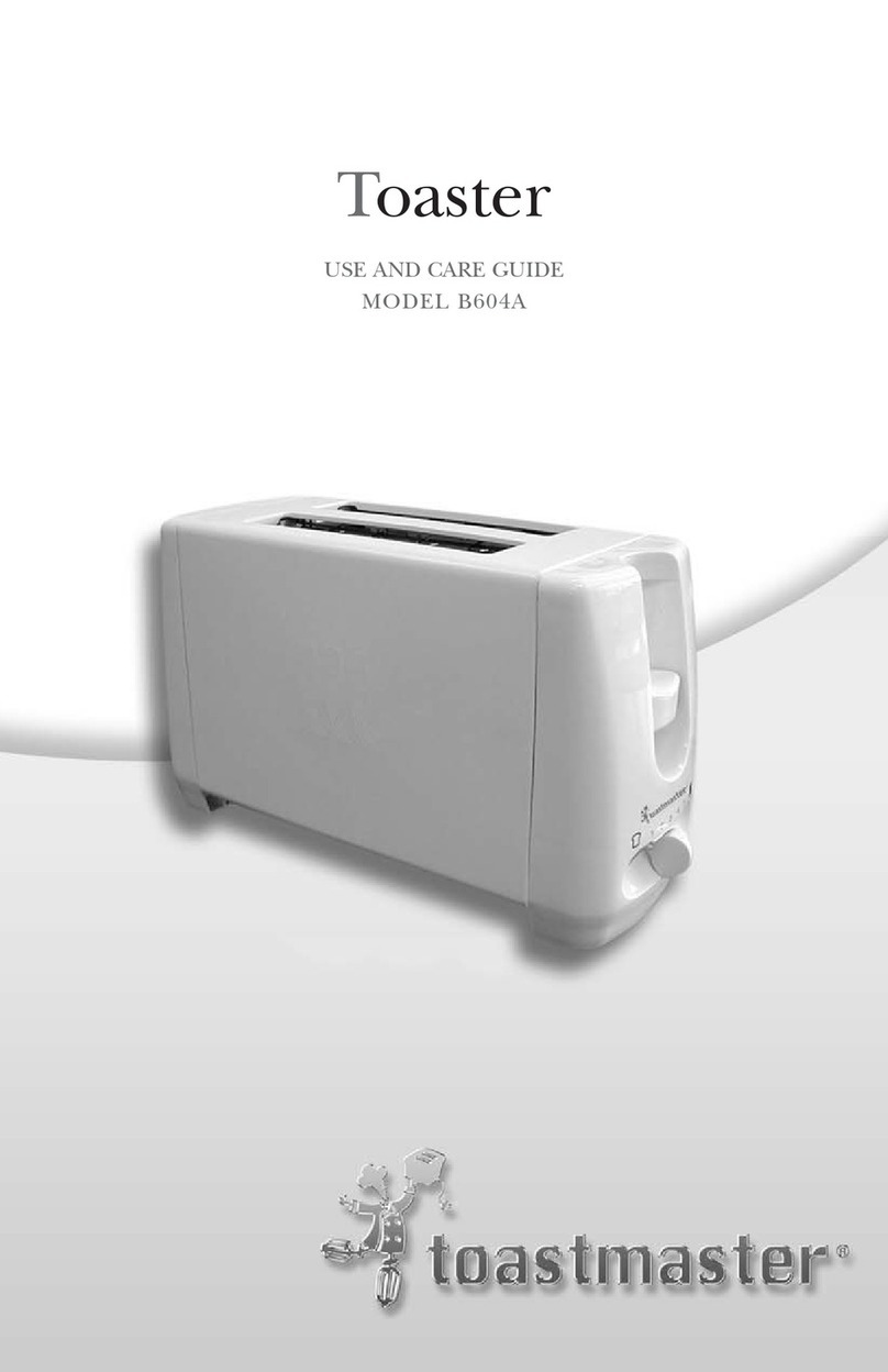 Toastmaster B604A User manual