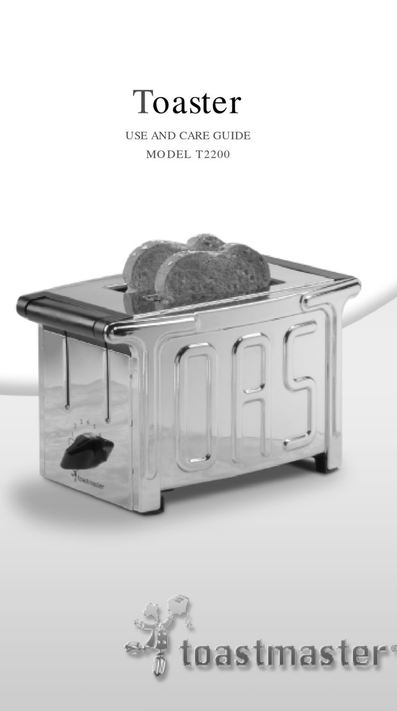 Toastmaster T2200 User manual