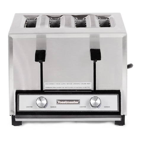 Toastmaster Toaster and Oven product catalog
