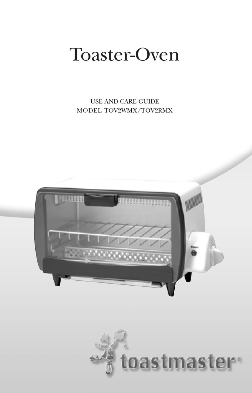 Toastmaster TOV2WMX Use and care guide Toastmaster TOV2WMX Use and care guide