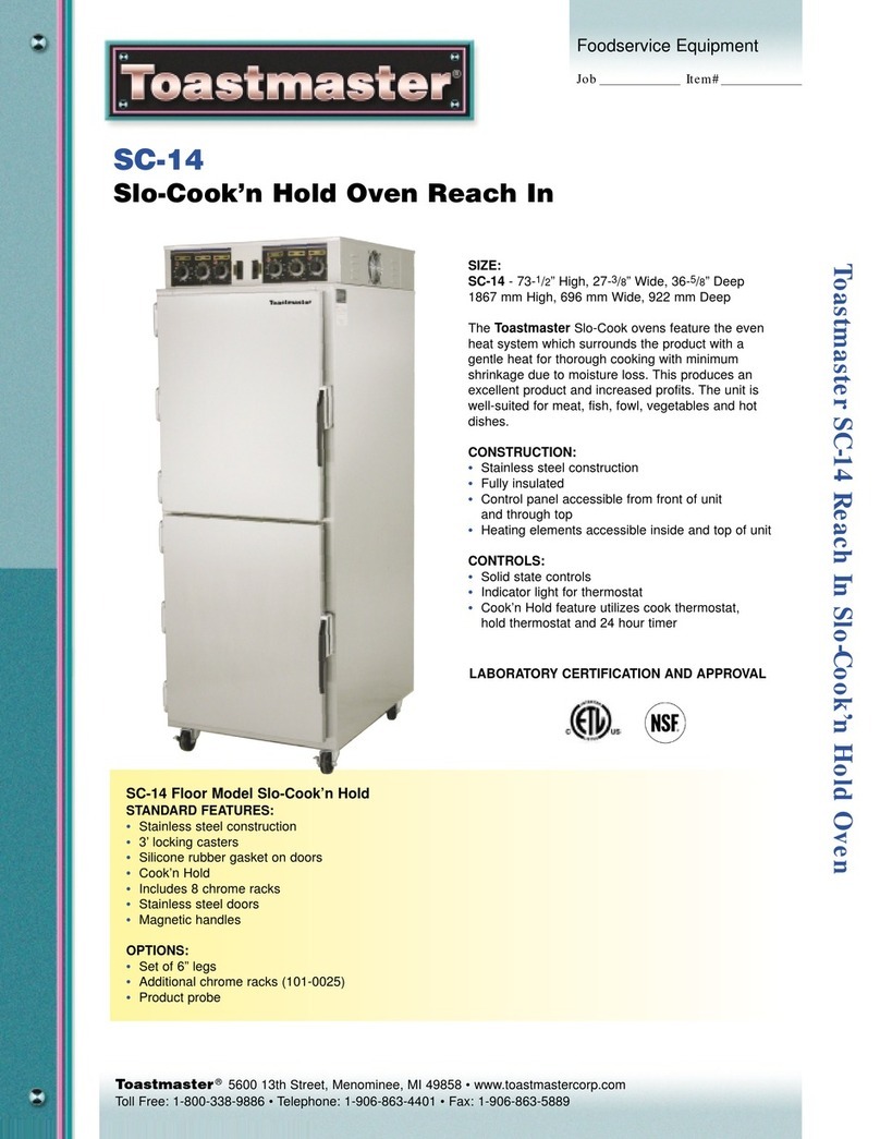 Toastmaster SC-14 User manual