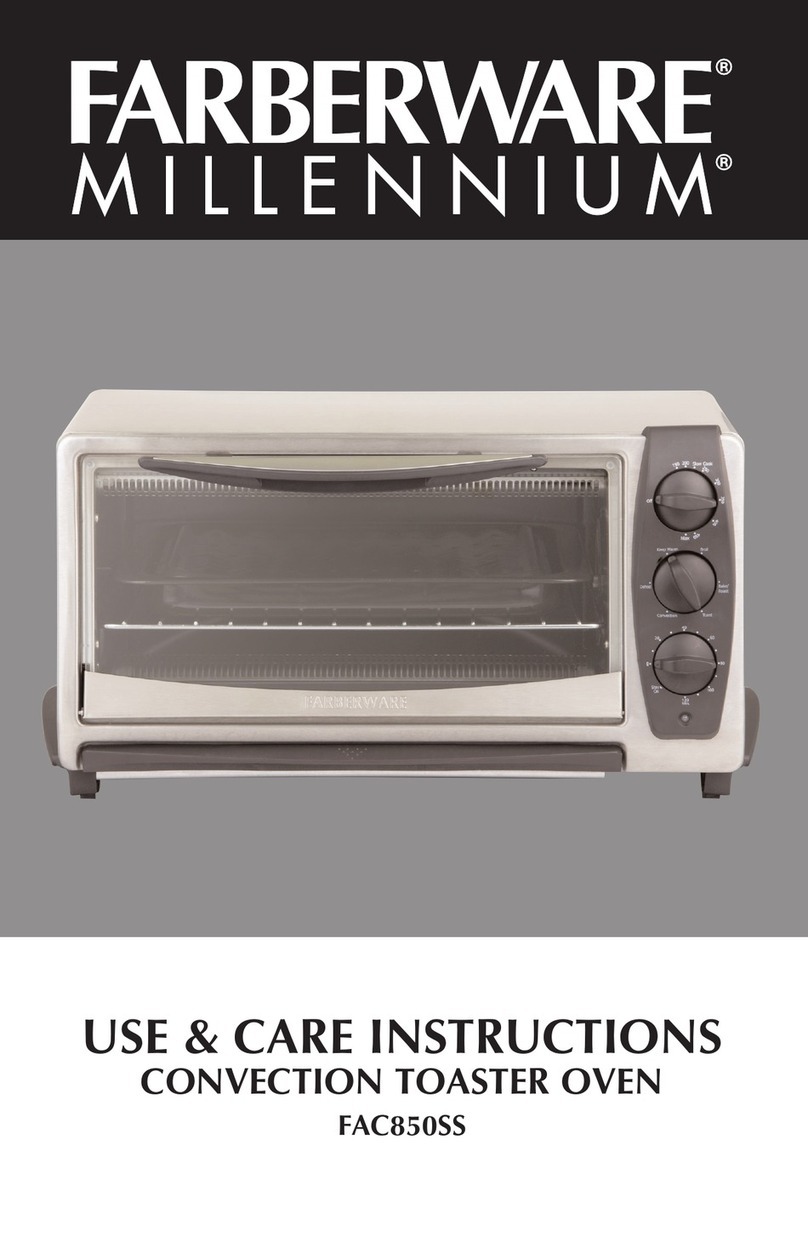 Farberware Millennium FAC850SS Use and care instructions