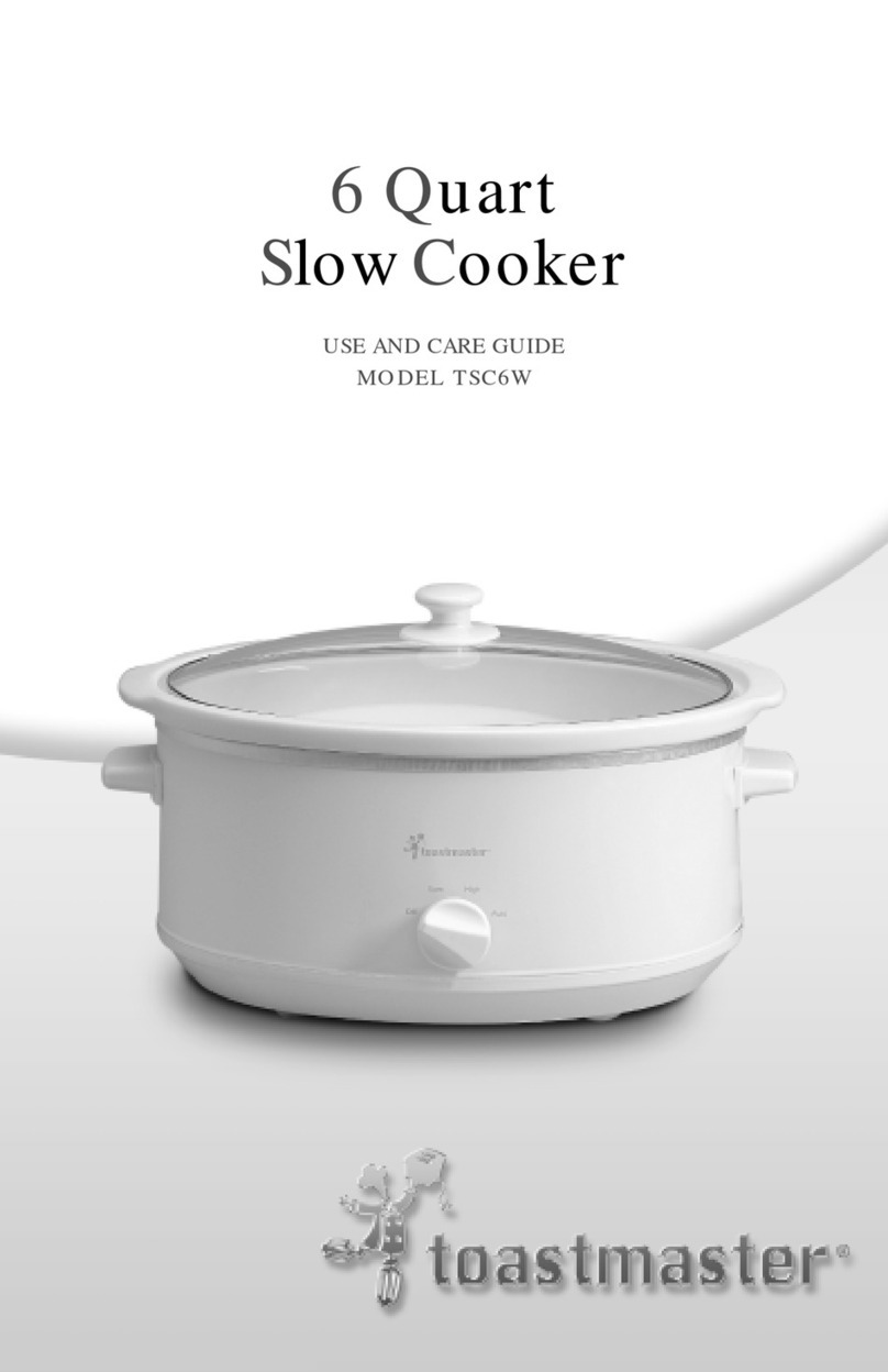 Toastmaster TSC6W User manual