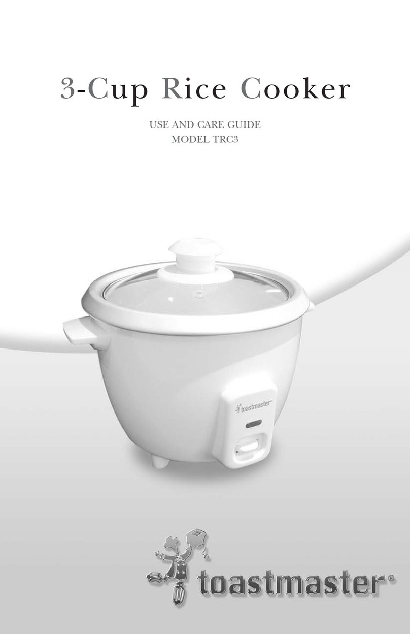 Toastmaster TRC3 User manual