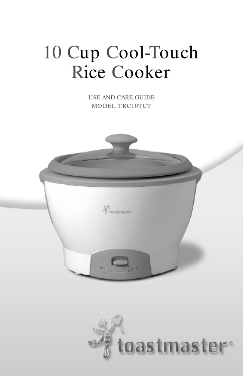 Toastmaster TRC10TCT User manual