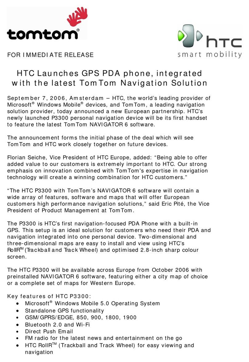 HTC HTC P3300 User manual