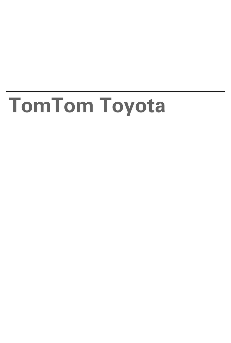 TomTom Car Navigation System TomTom Toyota user guide