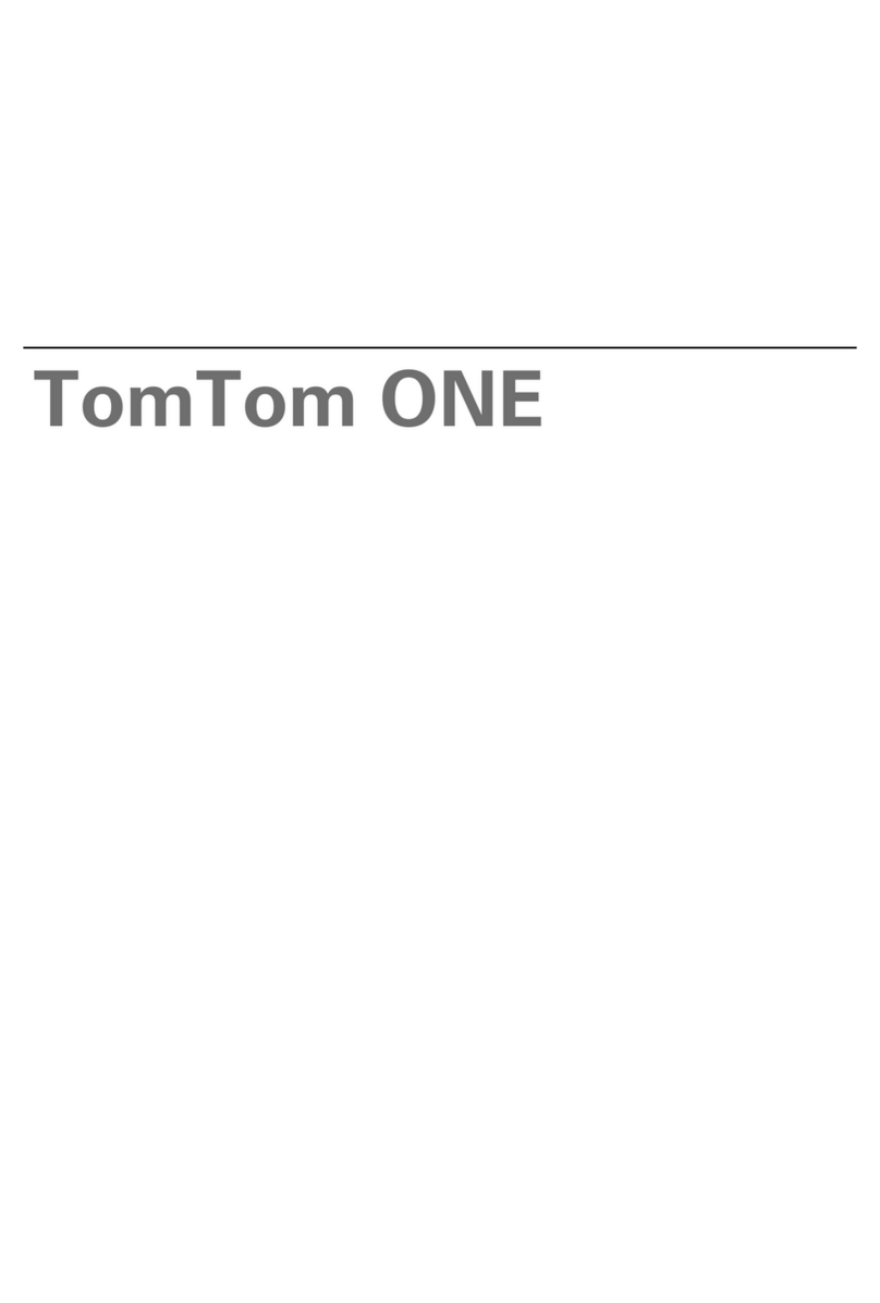 TomTom Car Navigation System  ONE User manual