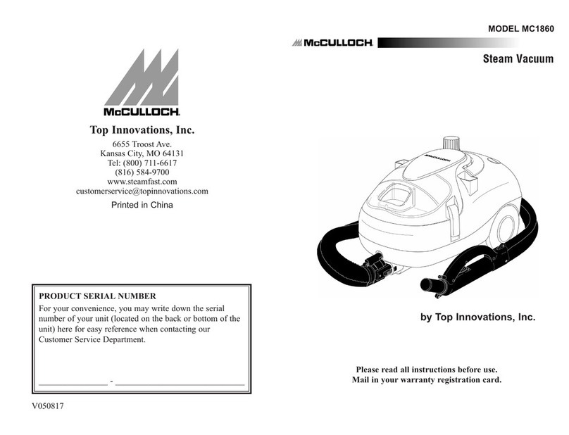 McCulloch MODEL MC1860 instruction manual