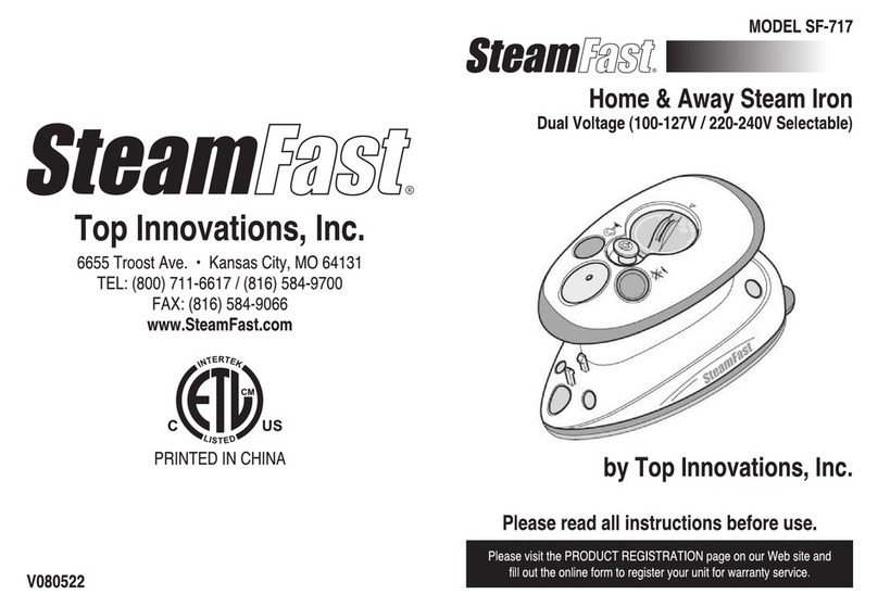 Steamfast SF-717 instructions